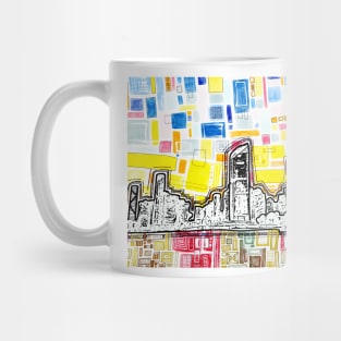 Contemporary Brisbane Cityscape Mug